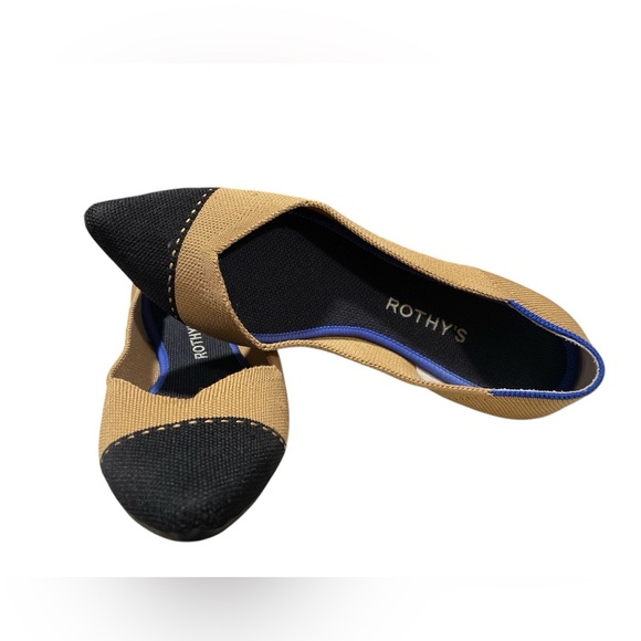 Rothy's Women's Tan and Black Flats - Picture 3 of 5